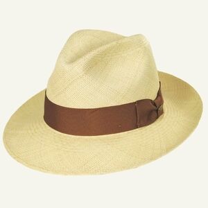 Men's Genuine Handwoven Grade 8 Panama Straw Safari Hat